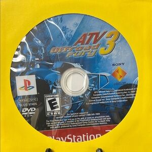 Sony PlayStation ATV Offroad Fury 3 Game Disc -Used